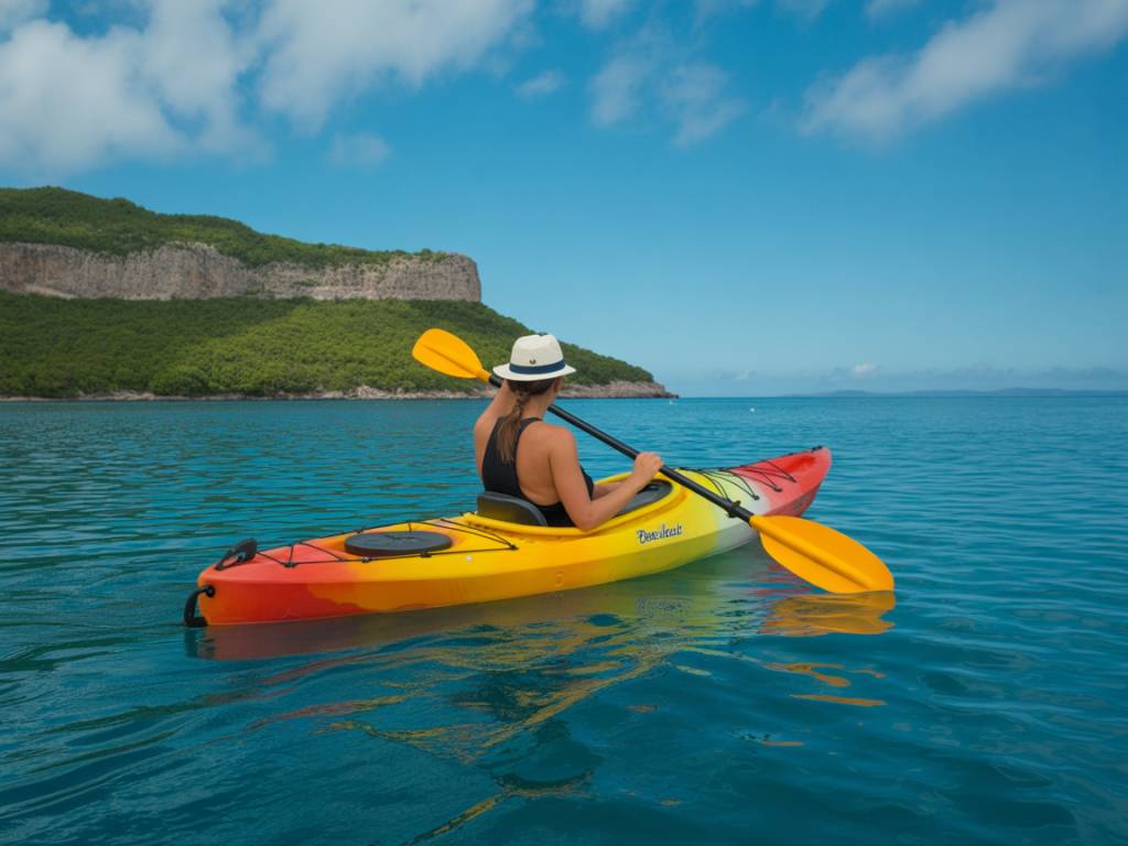 « Le kayak autour de Marie-Galante : explorer les côtes autrement »