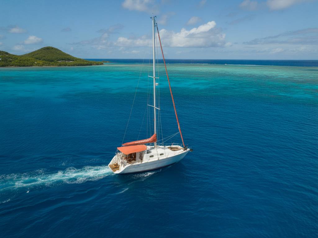 Explorer les fonds marins avec un bateau fond de verre Guadeloupe