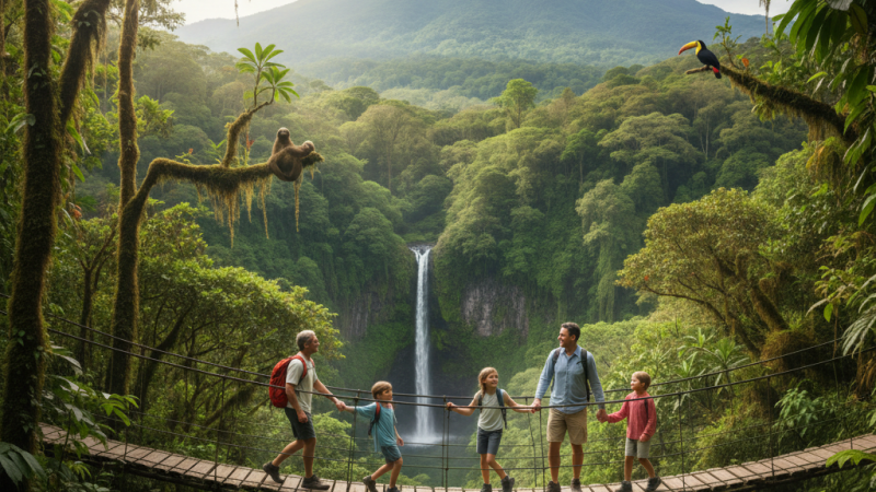 Où aller au Costa Rica en famille pour un premier voyage inoubliable